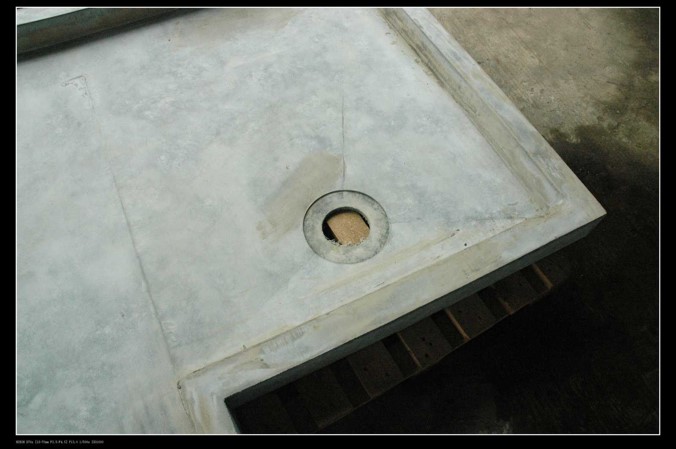 Bathroom pod base/façade panel